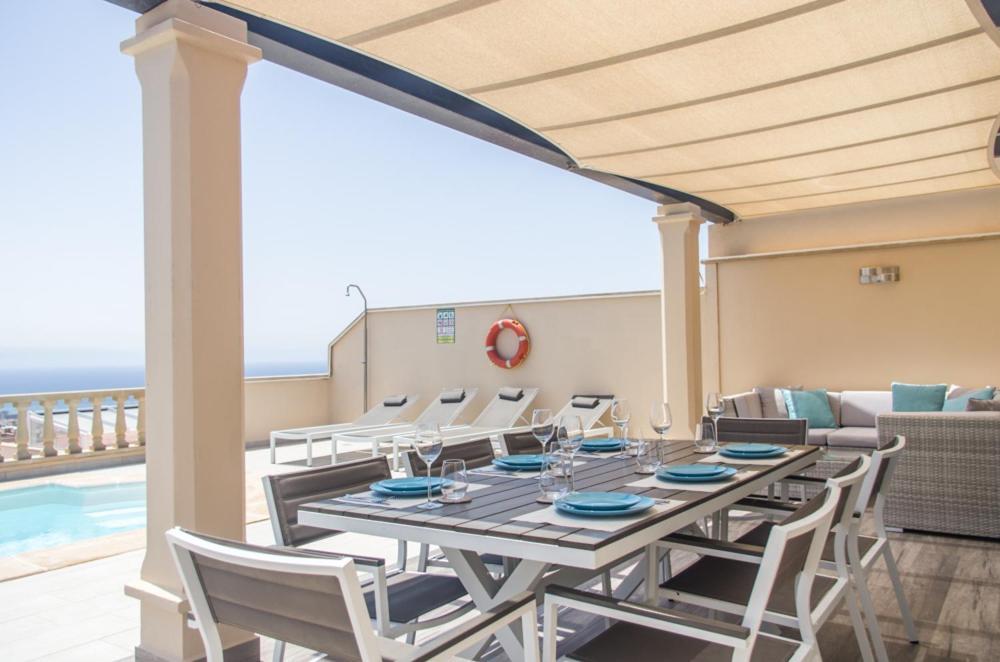 Luxurious Villa With Amazing Sea View And Poolカレタ・デ・フステ エクステリア 写真